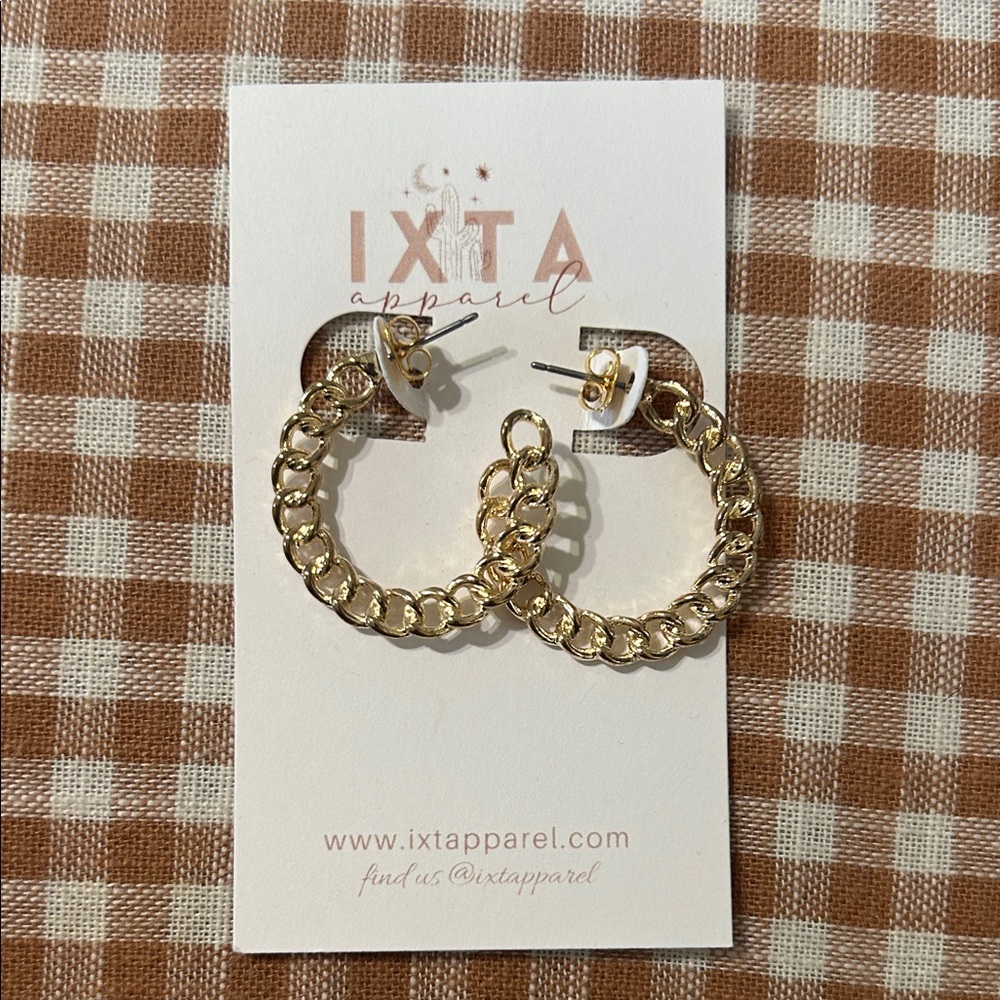 Gold Hoop Earrings